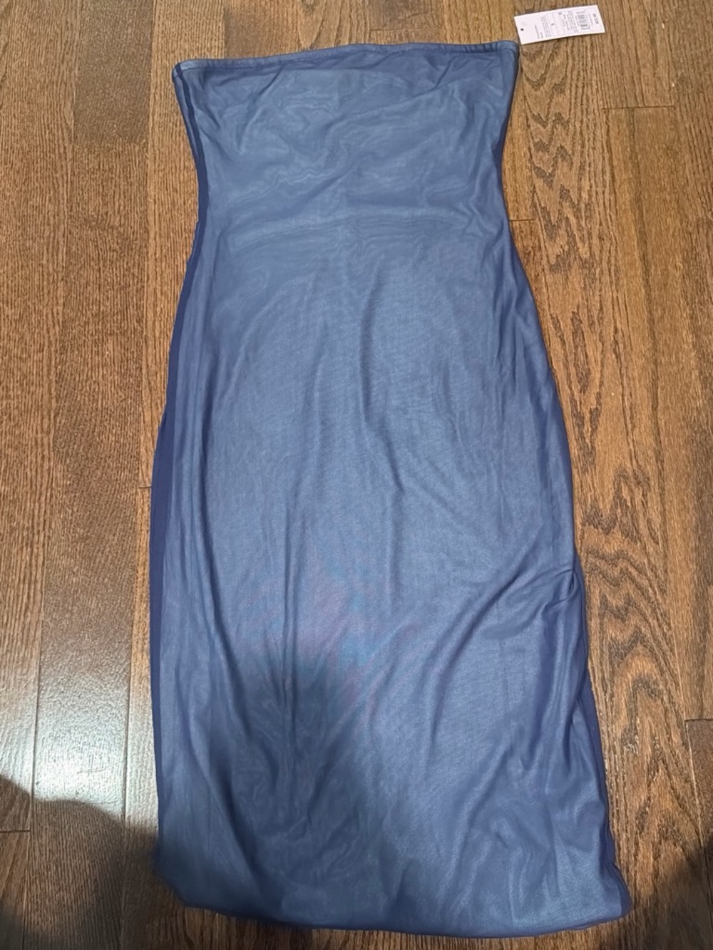 Target Strapless Maxi Dress in Blue